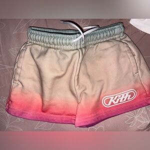 Kith Kids Ombre Shorts - Pink and Cream